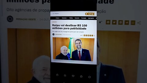 Itaipu e a publicidade