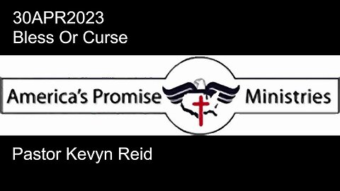 30APR2023 - Bless Or Curse