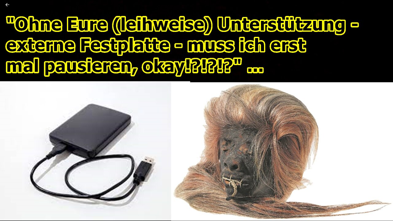 "Hatte einen Fehler gemacht beim letzten VID, sorry!!!" ...