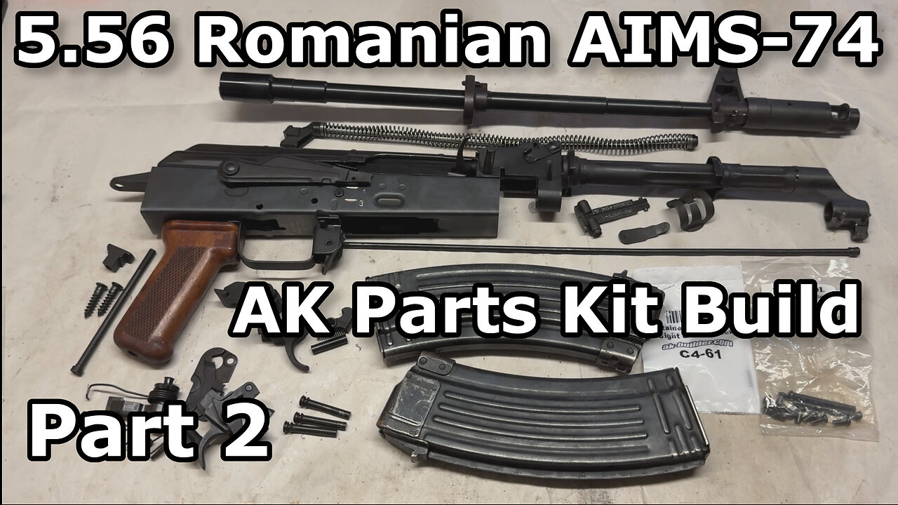5.56 Romanian AIMS-74 AK Parts Kit Build | Part 2 - Demill (PAIN)