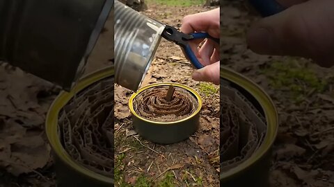 Great little improvised survival cooker 👍 this is not my video #survival