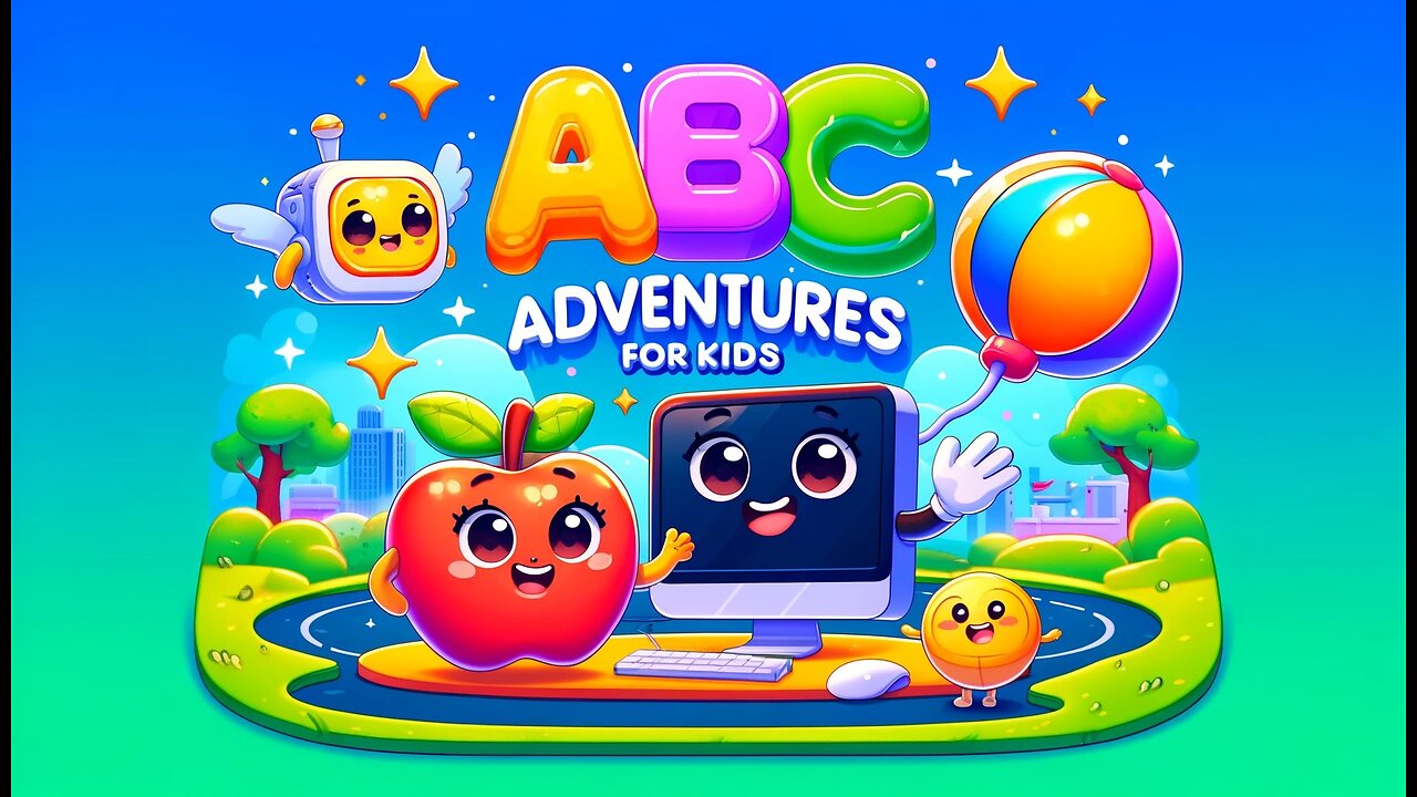 🌈 Learn Letters with Fun! ABC Adventures for Kids 🍎⚽💻| #baby #fun #kids