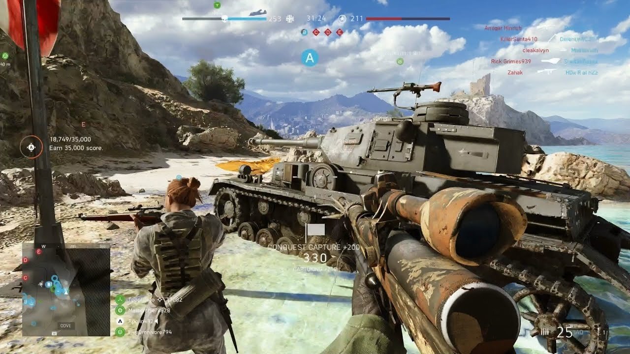 Battlefield 5 | Full Game Walkthrough | No Commentary | No Face