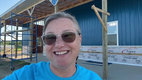Getting close to the end of this Amish shop ￼build #hedgehogshomestead