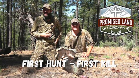 Arizona Spring Turkey Hunt | First Time Hunter Takes His First Big Game Animal