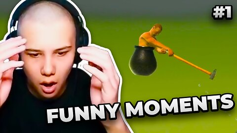 GETTING OVER IT ATTEMPT #1 FUNNY MOMENTS