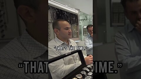 I bought a $125,000 watch!