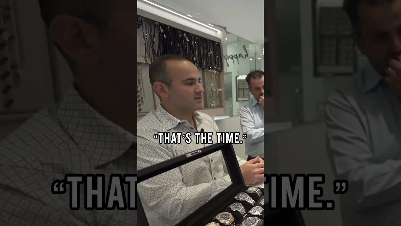 I bought a $125,000 watch!