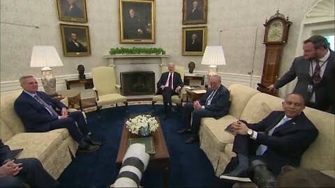 Biden Smirks As His Staffers Herd Press From The Room After Less Than One Minute