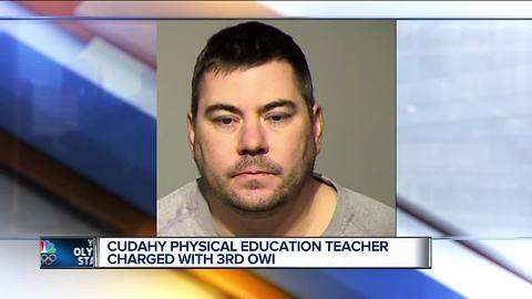 Cudahy teacher charged with 3rd OWI