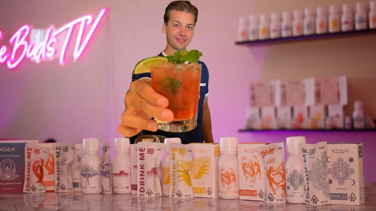 Koan Cordials Lounge2Home | Make Koan Cannabis Cocktails at Home!
