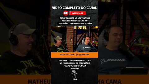 MATHEUS CEARÁ TEM C* FROUXO? #shorts #matheusceara #matheusceará #piadas #piada #comedia