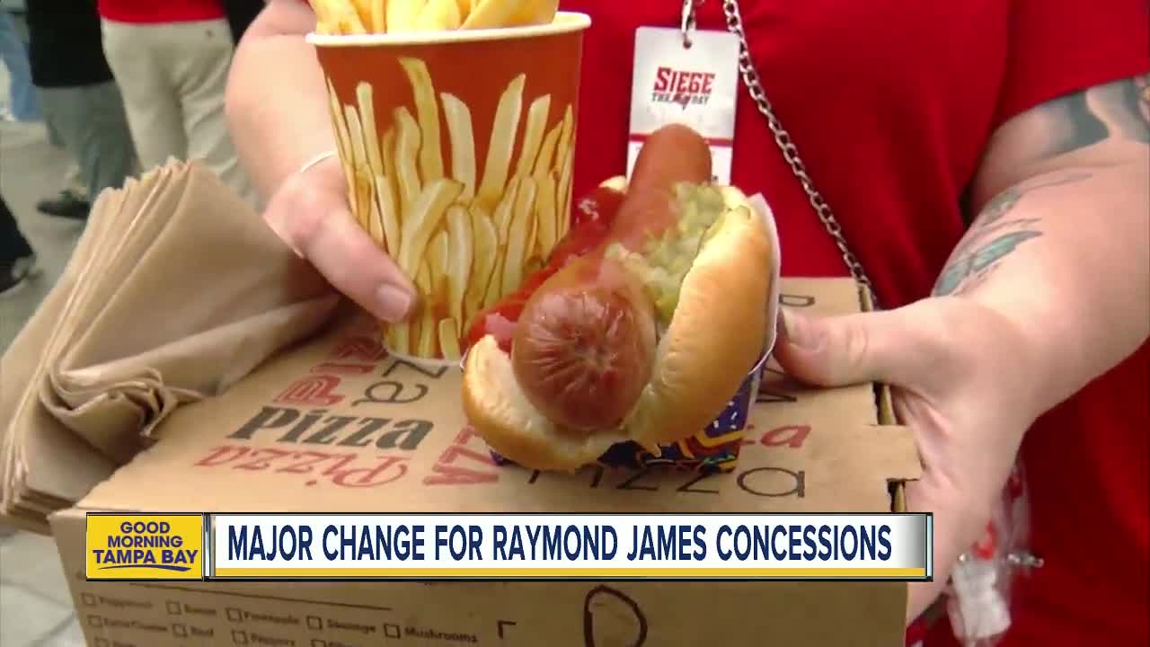 Major change coming to Raymond James Stadium concession stands