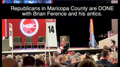 Brian Ference BOOED by the MCRC audience. Jim O'Conner tries to save him - HA HA HA HA