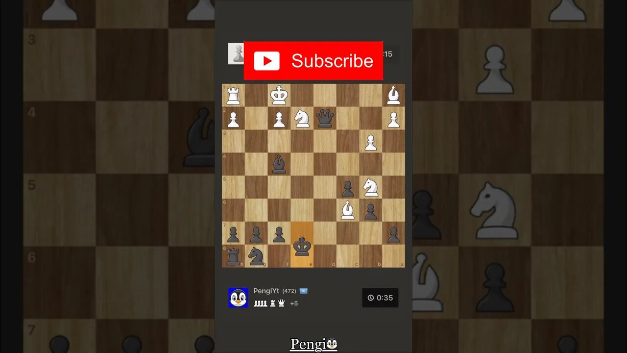 Day 24 Of Bullet Chess Until 1000 ELO | #shorts #bulletchess #pengi