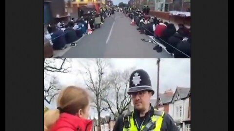 London - Christian woman arrested for silently praying while hordes of invaders pray in the streets