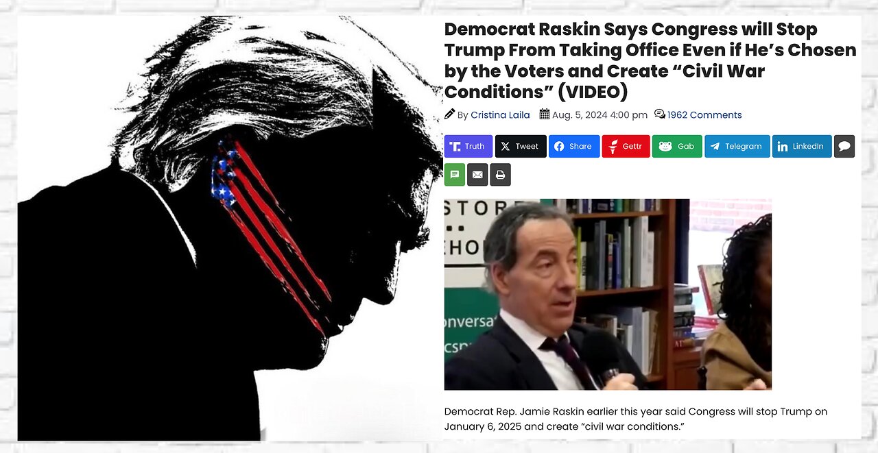 🔵🇺🇸 Commie Democrats plan for Coup & Civil War before Inauguration, if Trump Wins 2024 Election❗️👀