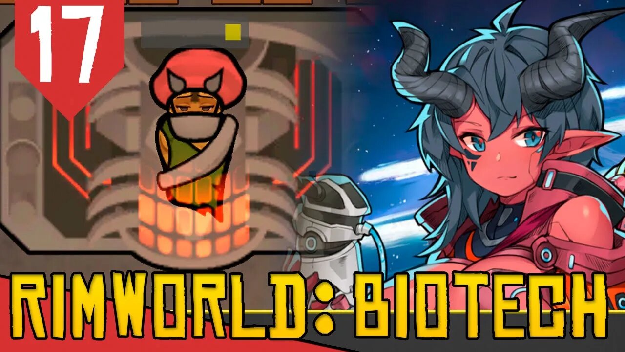 RASGANDO CEREBROS HUMANOS - Rimworld Biotech #17 [Série Gameplay PT-BR]