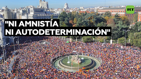 "Ni amnistía ni autodeterminación": protestas en Madrid