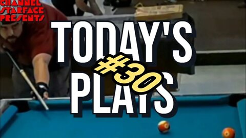 Today's Plays #30 #pool #billiards