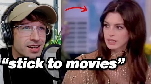 Anne Hathaway’s Full Of Bad Ideas #tuckercarlson