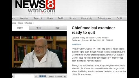 Amazing Sandy Hook phone call with Wayne Carver's Medical Examiner's Office - 2013