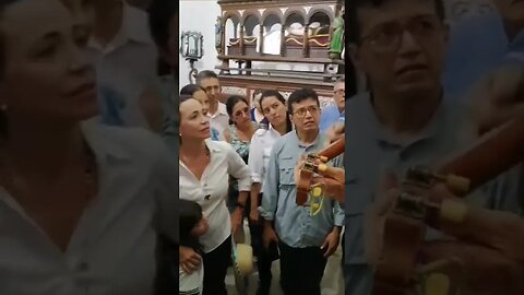 MARÍA CORINA MACHADO CONECTADA CON EL PUEBLO VENEZOLANO