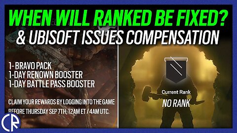 When Will Ranked be Fixed? & Claim Compensation - 6News - Rainbow Six Siege