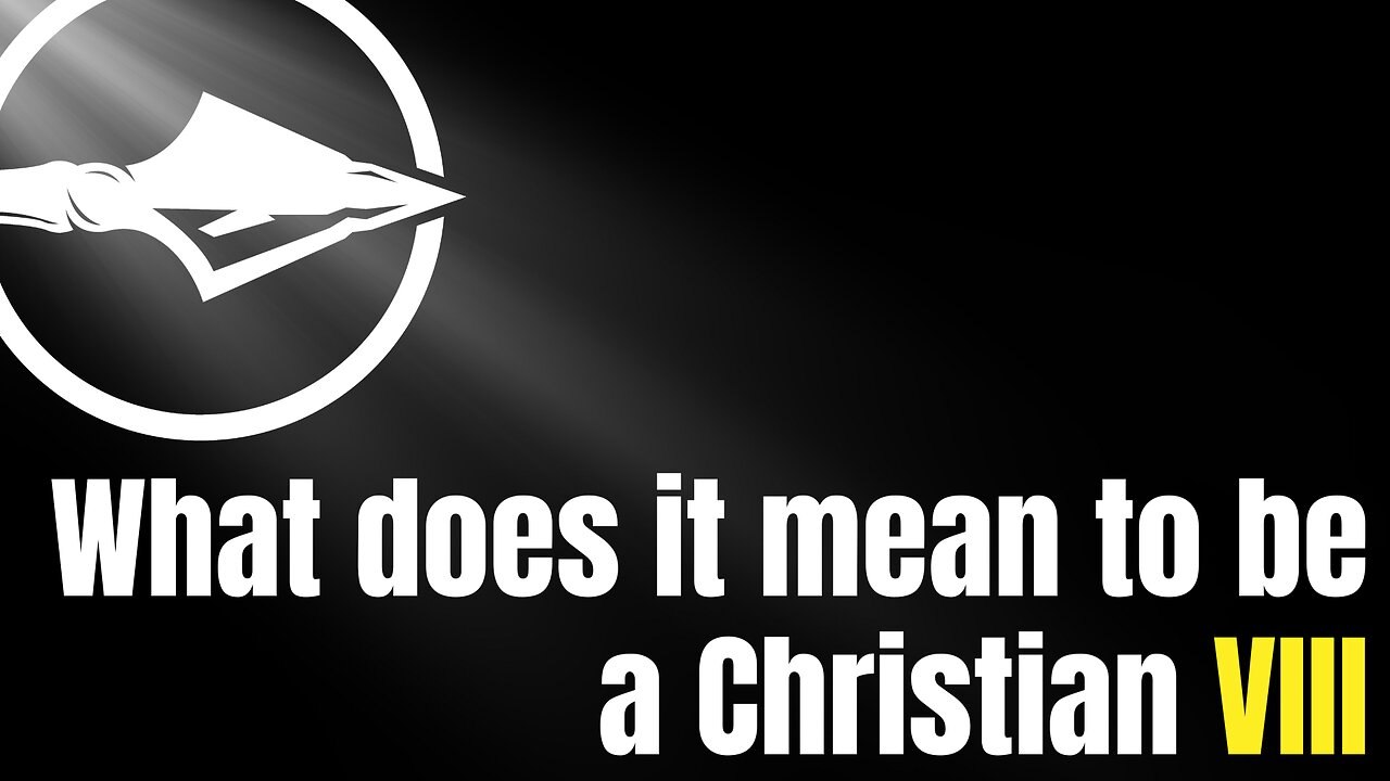What does it mean to be a Christian VIII | Pastor Anthony Thomas