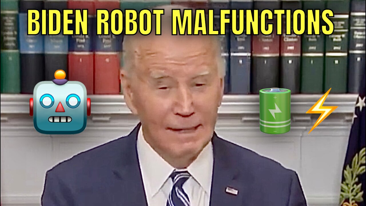 Biden’s Batteries COMPLETELY Drained today 🪫