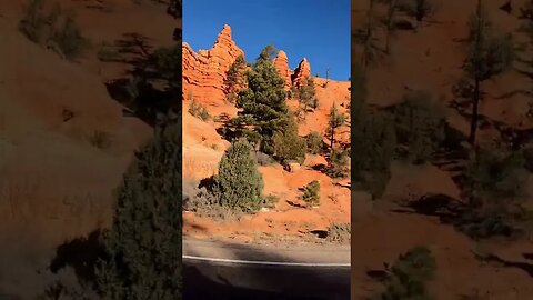 Driving to BRYCE CANYON