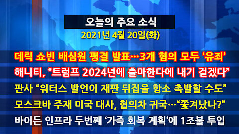 [홍성구의 뉴스브리핑] 2021년 4월20일(화)