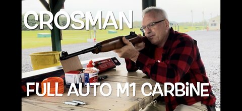Crosman M1 carbine full auto bb rifle!