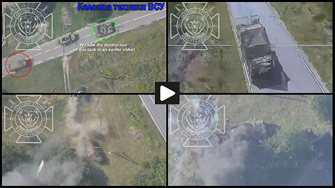 Kursk region: Russian Lancet UAV burns more Ukrainian armored vehicles