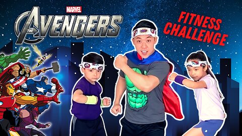 🦸🏻‍♂️ Marvel AVENGERS Workout for KIDS | Superhero Gym Class +JOKES