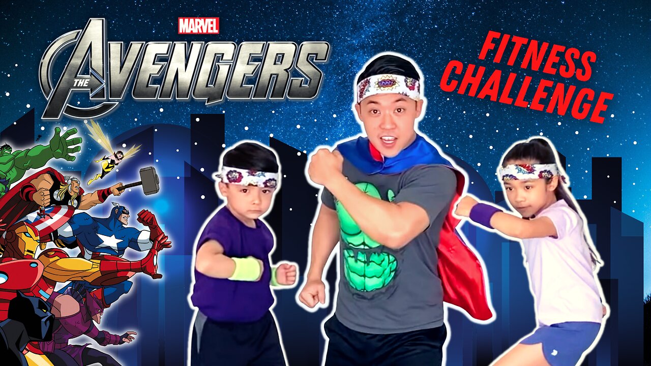 π¦Έπ»ββοΈ Marvel AVENGERS Workout for KIDS | Superhero Gym Class +JOKES