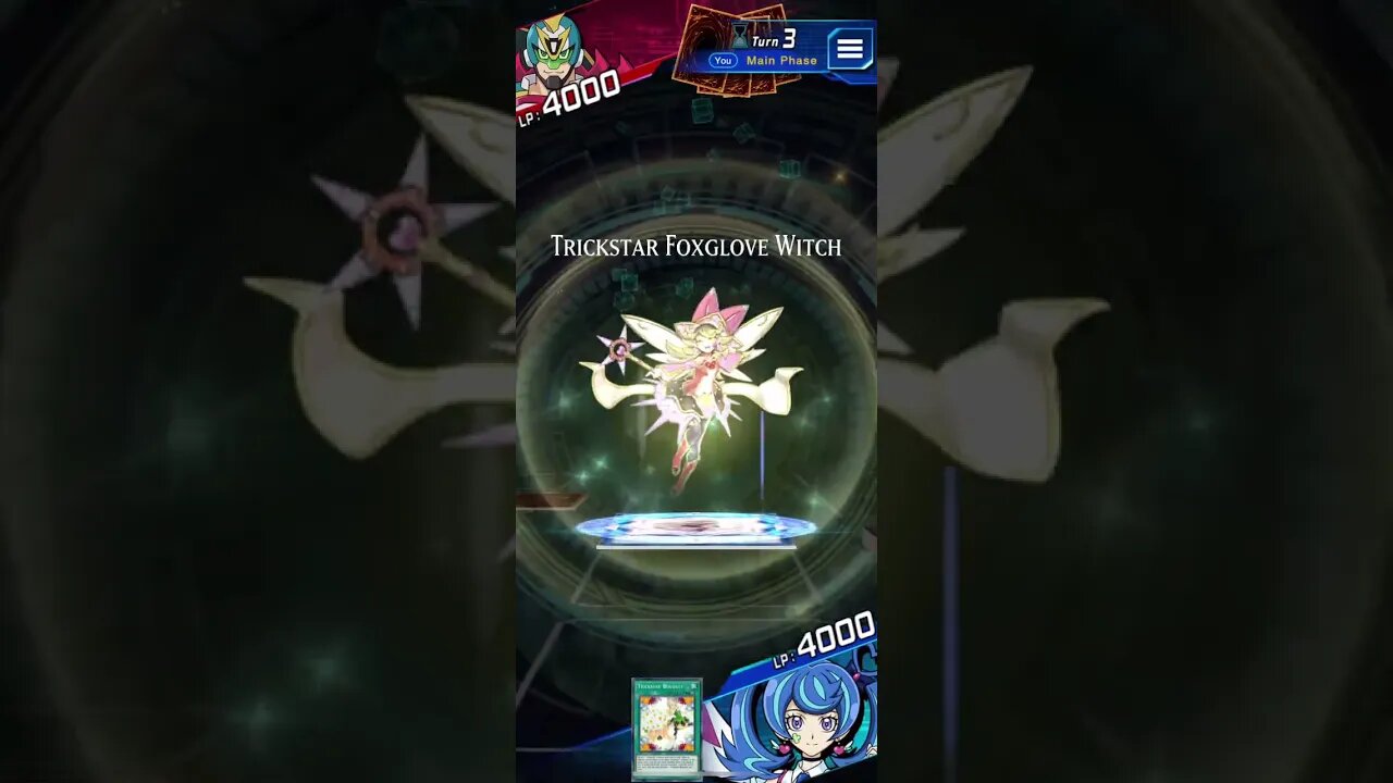 Yu-Gi-Oh! Duel Links - Trickstar Foxglove Witch x Blue Angel Voice Line (Card Dialogue)