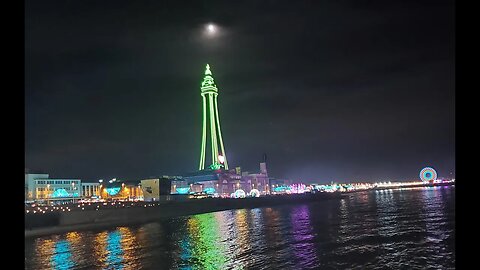 Walk around Blackpool Illuminations and Lights Festival#travel #blackpool #blackpooltower #uk