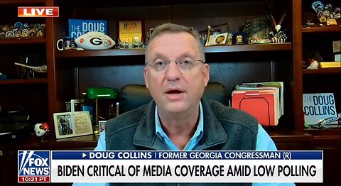Fmr Rep Doug Collins: Americans Aren't Buying Biden's Lies On The Economy