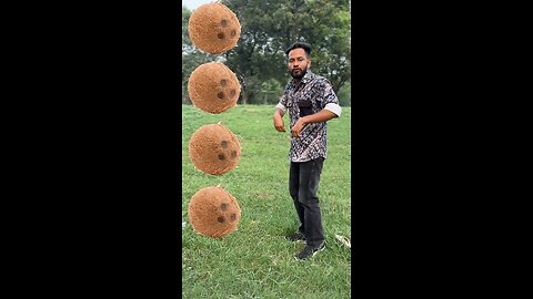 Rounding coconut to Duck, Peacock, Pigeon& Parrot - Birds names magic video