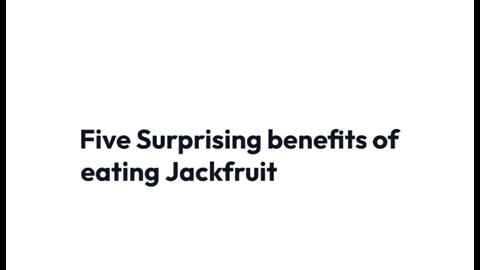 Five Surprising benefits of eating Jackfruit