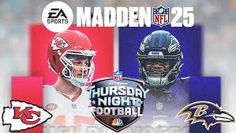 Full Game Sim: Ravens vs Chiefs Clash in Madden 25 (Week 1)