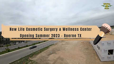 New Life Cosmetic Surgery & Wellness Center Under Construction in Boerne TX - DJI Avata Fly By