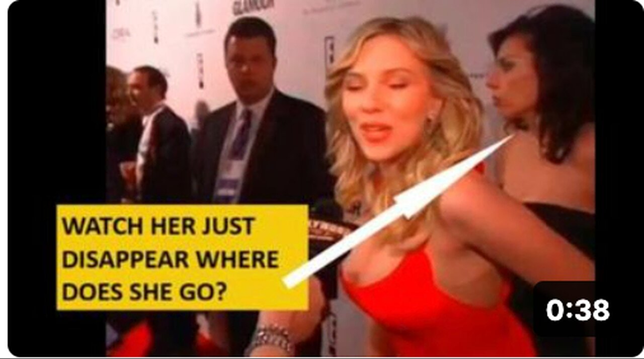 Nothing you see on TV is real. All Green screens and BS. Where did the lady walking behind her go?