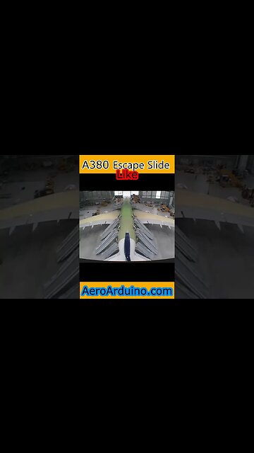 Amazing #A380 Emergency Slide Shoot #Aviation #Flying #AeroArduino