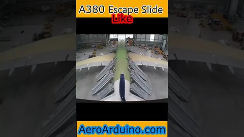 Amazing #A380 Emergency Slide Shoot #Aviation #Flying #AeroArduino