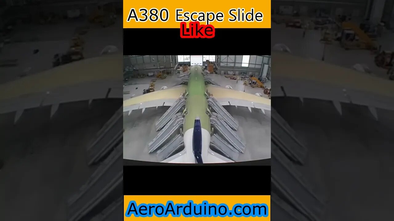 Amazing #A380 Emergency Slide Shoot #Aviation #Flying #AeroArduino