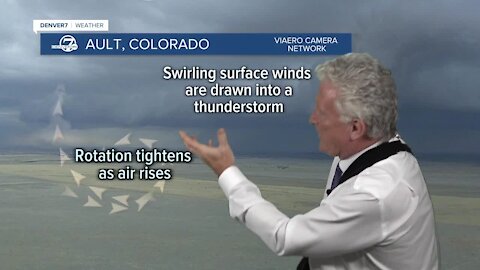 What is a landspout tornado?