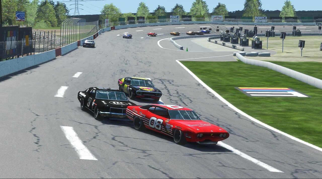 70s Monte Carlos Super Stocks at Toledo Speedway on RFactor 2 in the #3