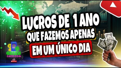Provas [Prints] de Ganhos e Lucros Num Dia O que Geralmente Traders Fazem Em 1 Ano.
